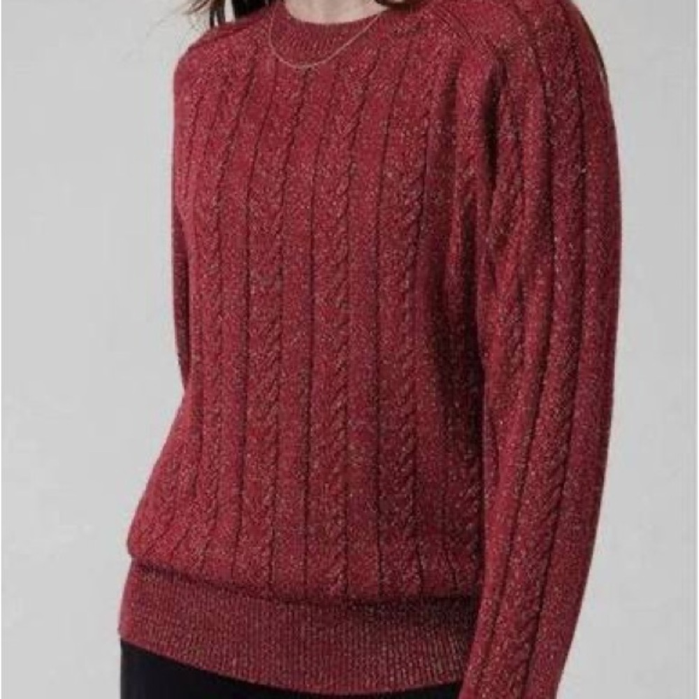Athleta crossroads crew sweater size XS